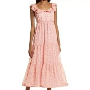 New Chelsea28 Light Pink Floral Dress NWT